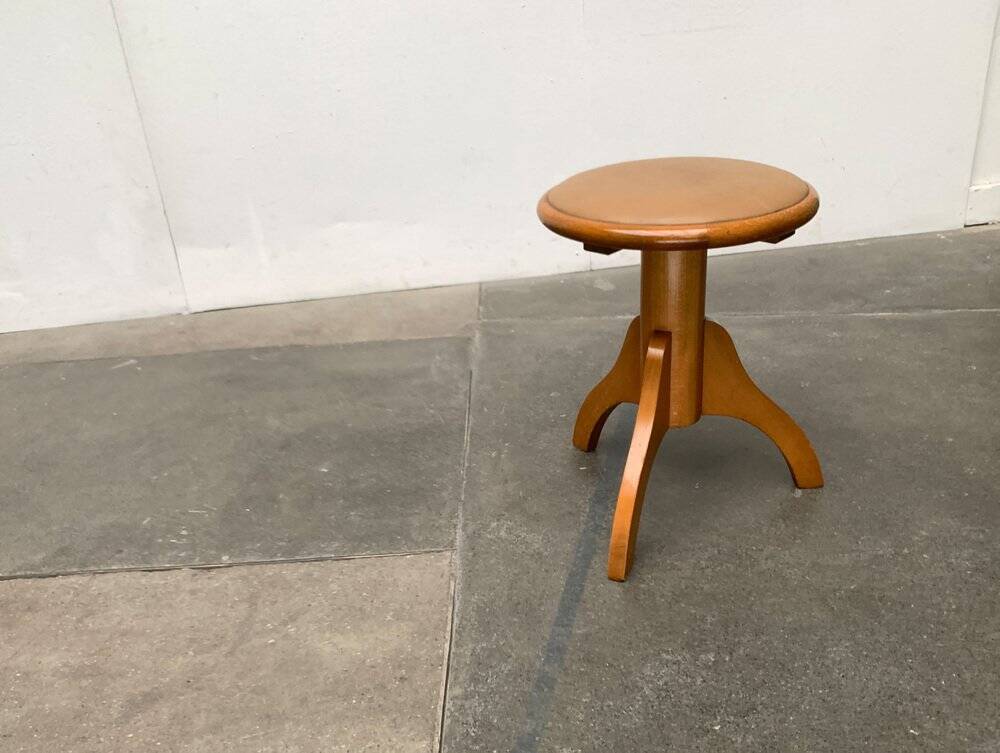 Mid-Century Industrial Tripod Swivel Stool, 1960s