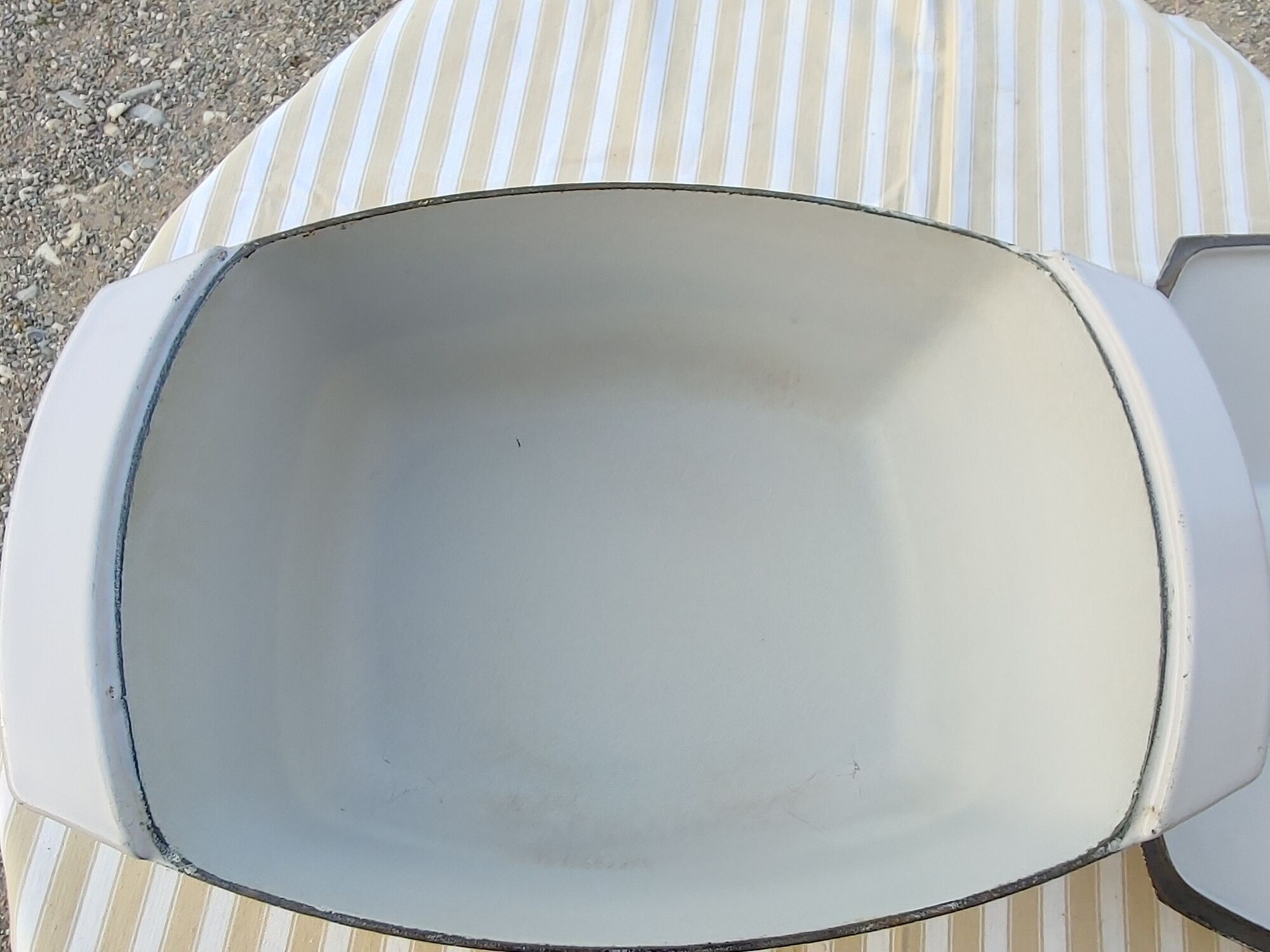 Cocotte Le Creuset 5.5 l Raymond Loewy vintage design 1970