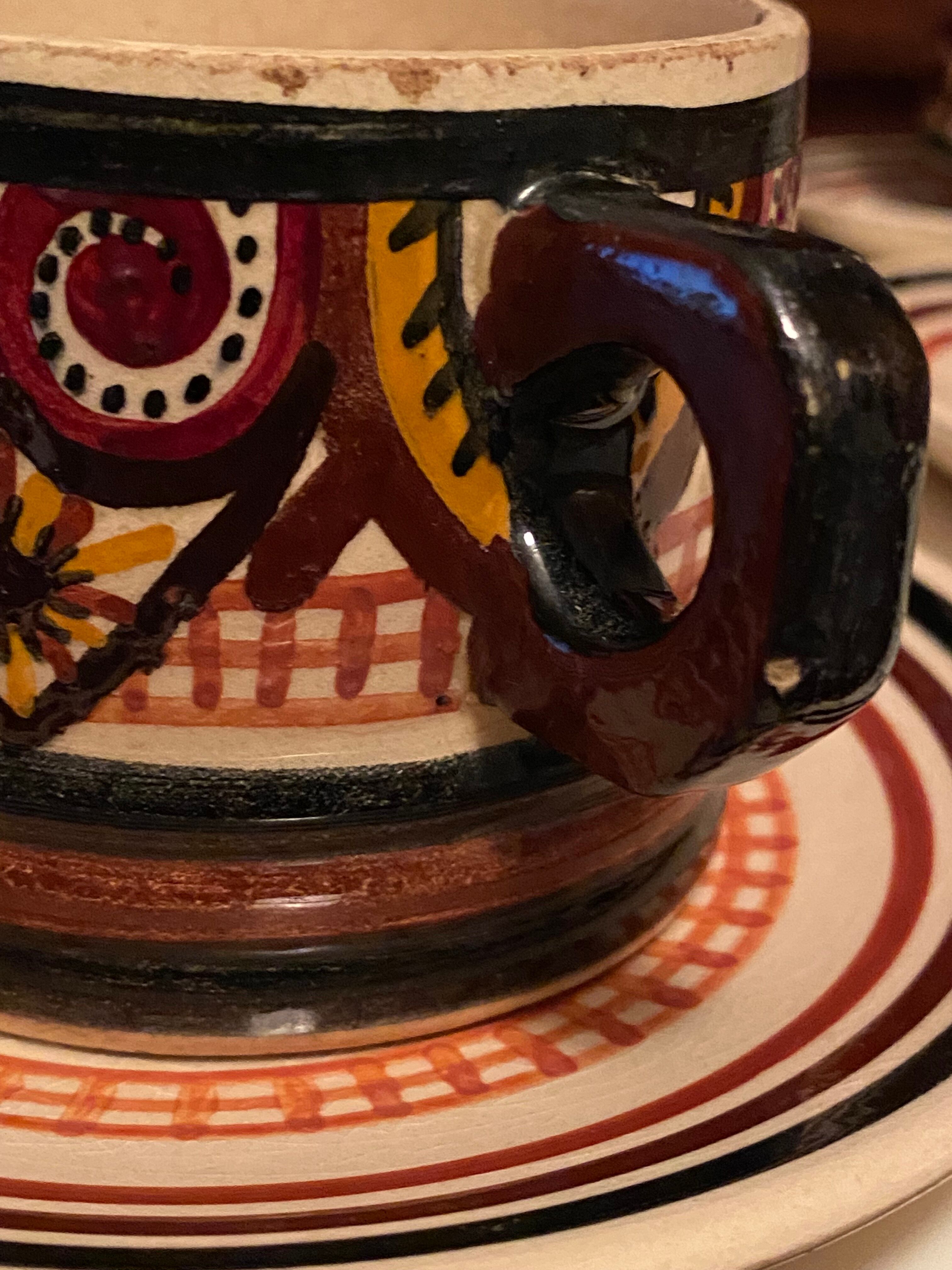 Trois tasses bretonnes Fouillen