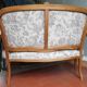 Louis XV style convertible sofa toile de Jouy Chinoiseries