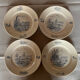 Lot of 4 old Longchamp plates