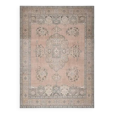 1970s Vintage Persian Handmade  Orange Oversized Area Rug 286x387