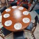Table ronde par Baumann des années 60