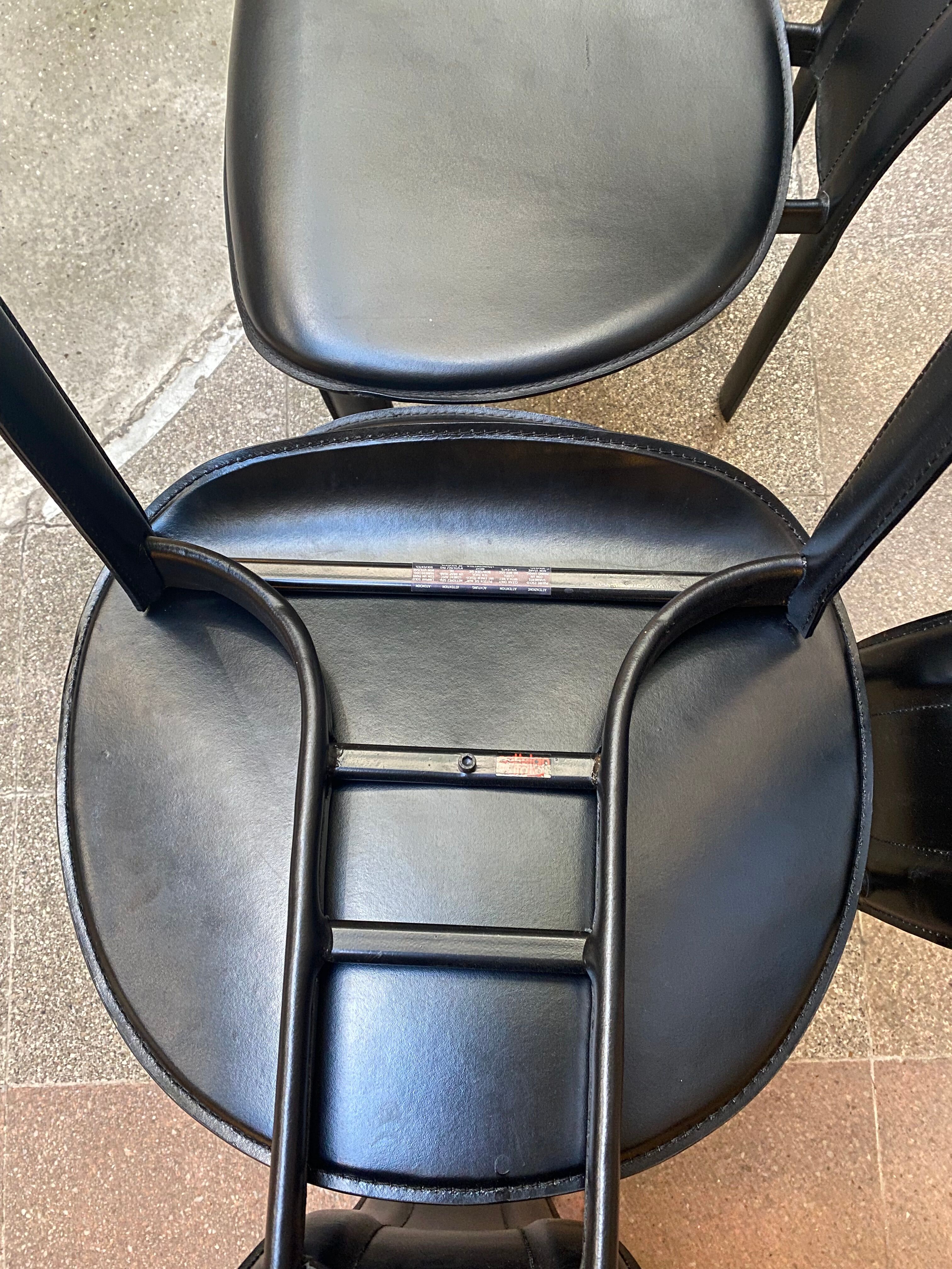 4 chairs Cattelan Italia - 80s