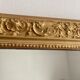 Old rectangular mirror Louise Philippe gilded fireplace 115x156cm