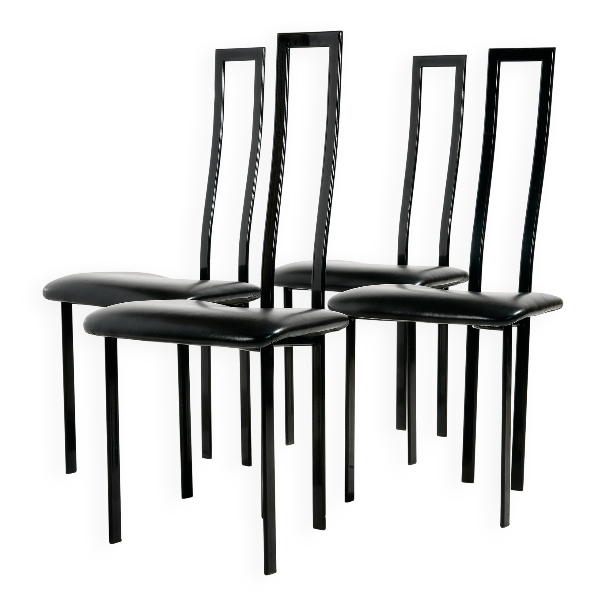 Postmodern dining chair by Maurizio Cattelan for Cattelan, set of 4.