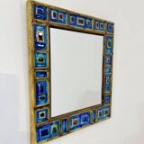 Mid-Century Modern Ceramic Mirror