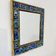 Miroir en céramique mid century