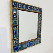 Mid-Century Modern Ceramic Mirror