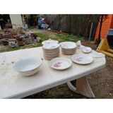 "Orchies Moulin des Loups" porcelain dinner service