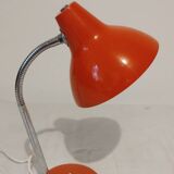 Orange bedside lamp from the 60s