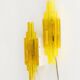 Acrylic wall lamps by Claus Bolby Cebo Industri, Denmark, 1970s, set of 2