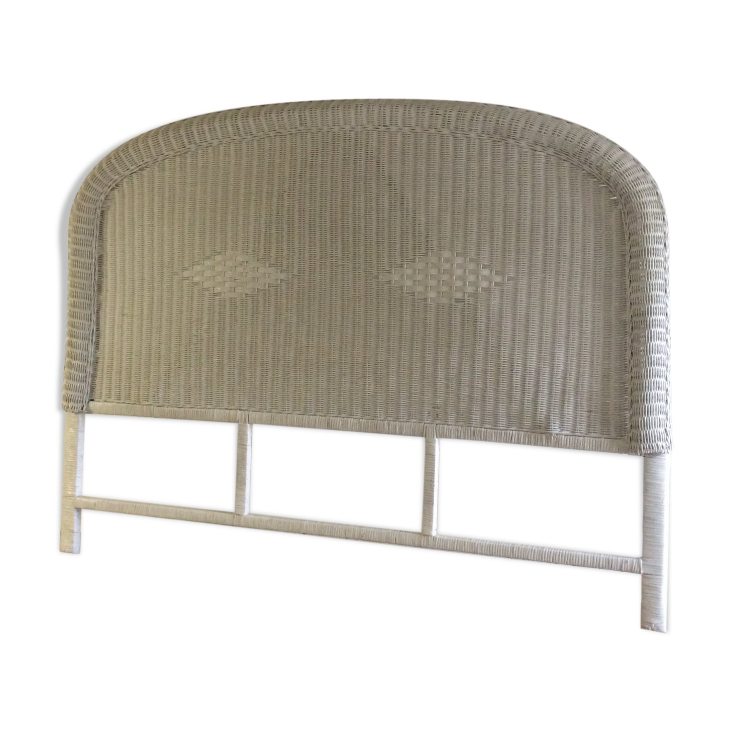Rattan bedhead vintage