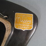 Vintage ceramic wall plate ibex décor nissy annecy the potter of the lake