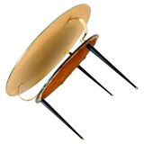 Table en verre moderne du milieu du siècle dans le style de Fontana Arte, Italie années 1950