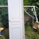 Antique wall cupboard door circa 1900 228x60.5 cm
