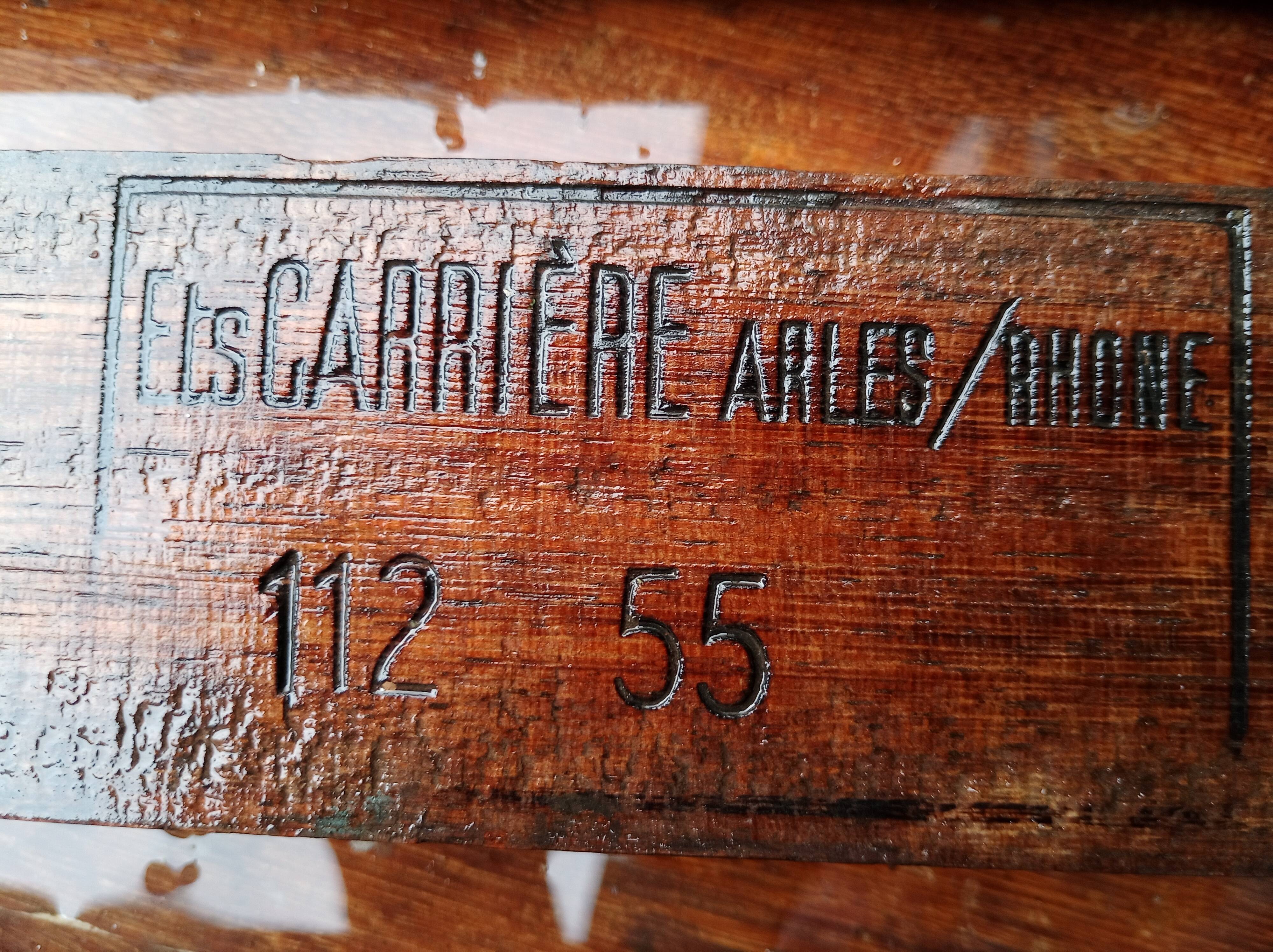 Two vintage school desks