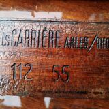 Two vintage school desks