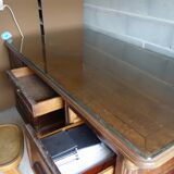 Solid wood notary desk and swivel American chair