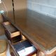 Solid wood notary desk and swivel American chair