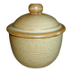 Covered sugar bowl in stoneware CNP Village France