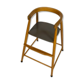 Wooden children's high chair by Nanna Ditzel Denmark 1960