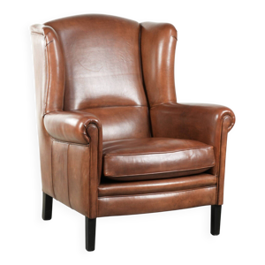 Fauteuil à oreilles - peau