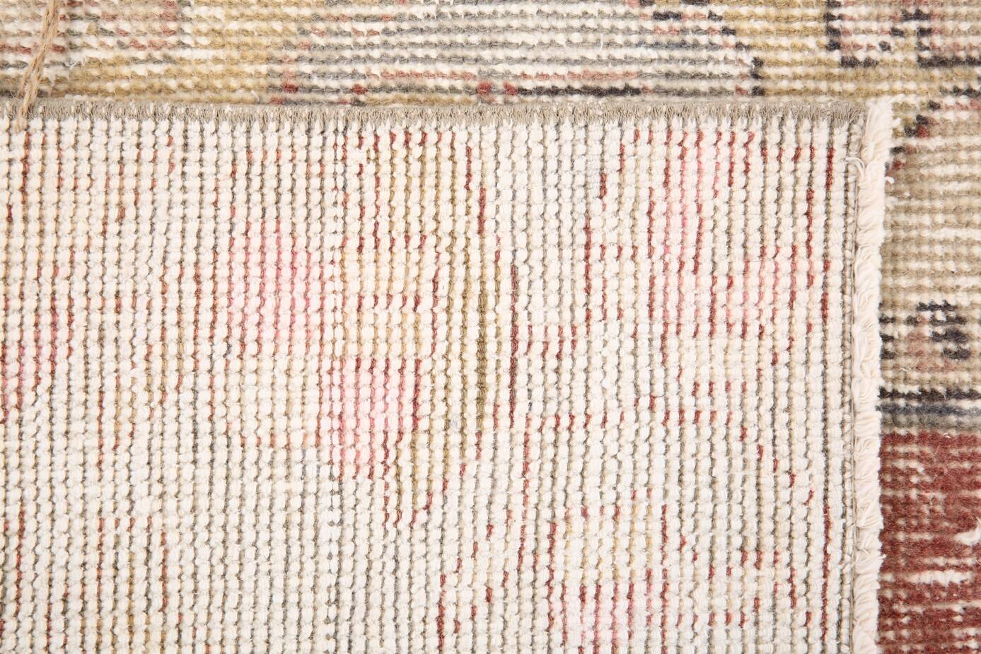 Vintage Red & Cream Oriental Turkish Rug, 110x199Cm