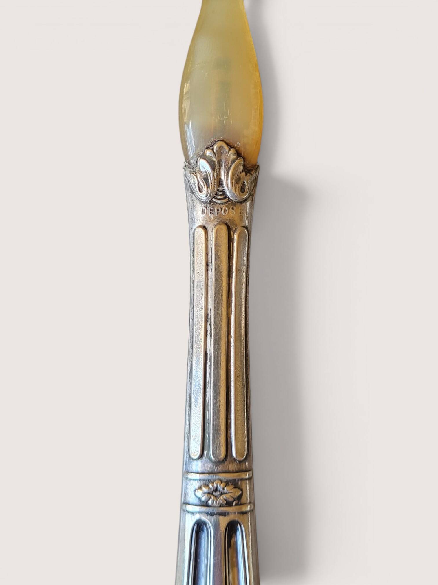 Silver salad servers