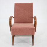 1960s Beech Armchair by Jaroslav Smidek for  TON, Czechoslovakia