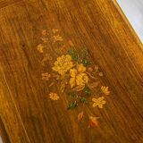 Antique Sewing Table with Inlaid Top, 1890s