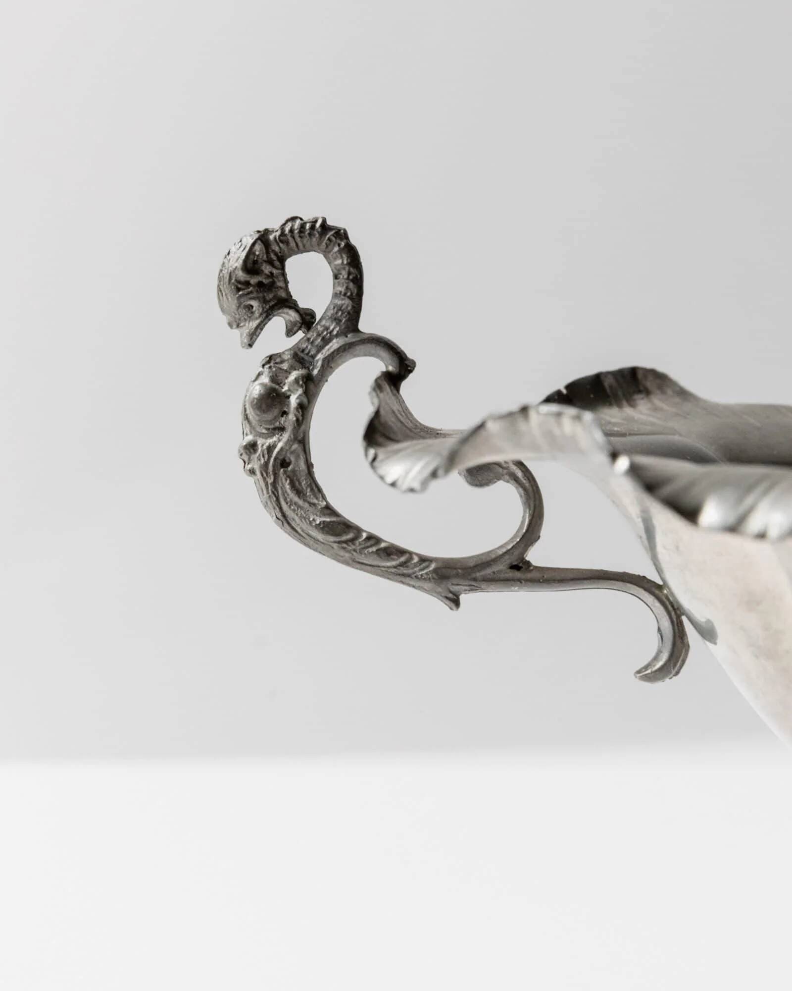 Vintage 1940s pewter centrepiece bowl