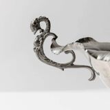 Vintage 1940s pewter centrepiece bowl