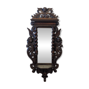 Grand miroir mural néo-Renaissance - fin