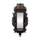 Large Flemish neo-Renaissance wall mirror in carved wood – late 19th century