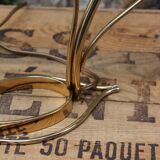 Brass pine cone lamp