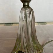 Pied de lampe cristal Daum vintage
