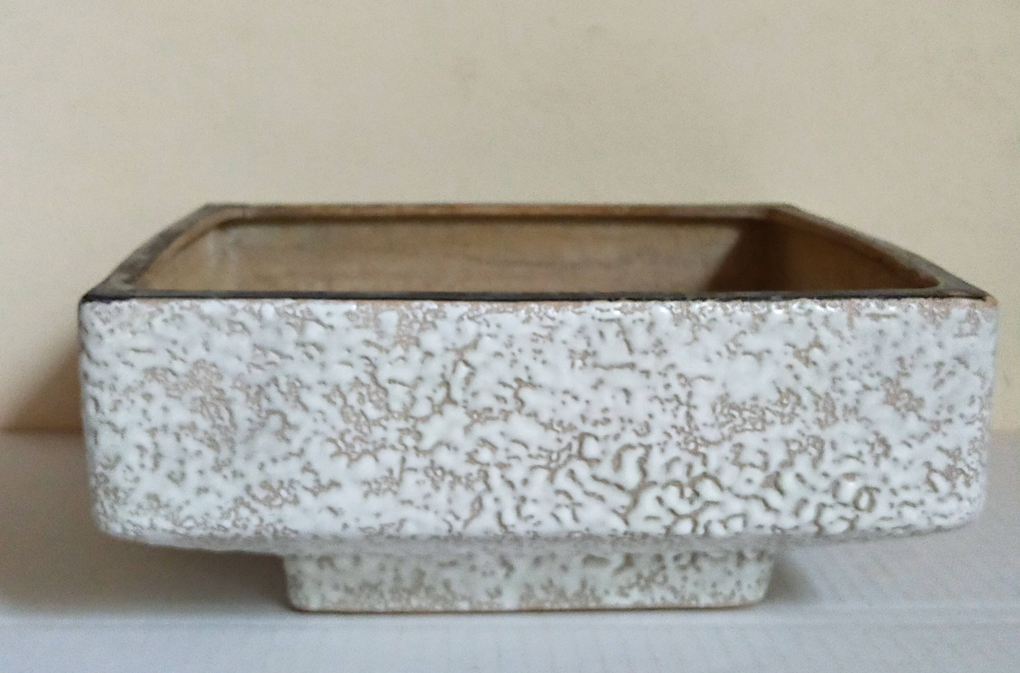 Vetter west-germany ceramic cactus or bonsai pot from the 1950s