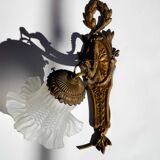 Antique bronze wall light