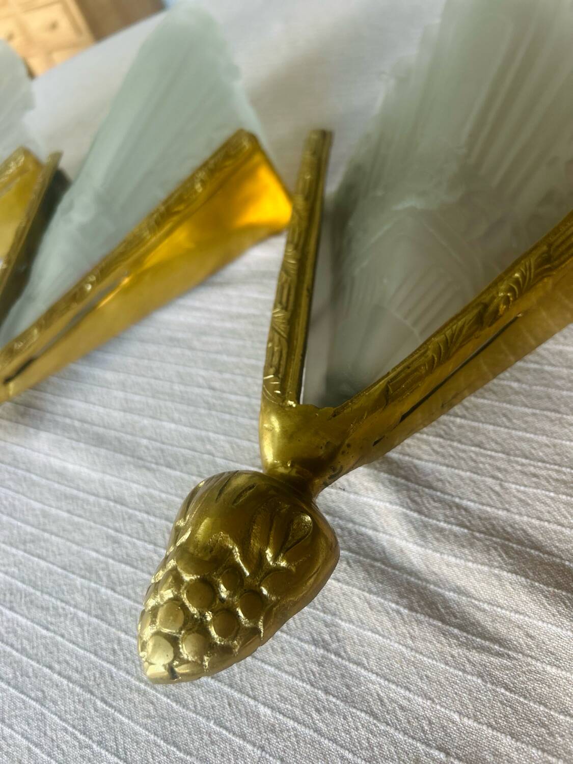 4 Art Deco wall lights