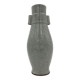 Gray vase HU shape cracked ceramic China