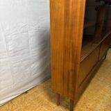 Bibliothèque vintage rétro en teck style milieu du siècle par Herbert E. Gibbs 1960 Slim •