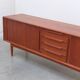 Danish sideboard with tambour doors by Bernhard Pedersen & Søn, 1960s