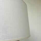 Red ceramic table lamp from the 70s