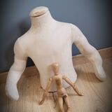 Mannequin wood fabric