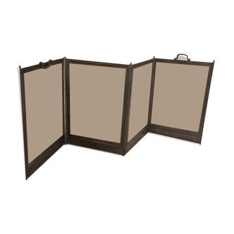 Brass foldable fireshield