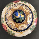 Bonbonnière art nouveau en porcelaine numérotée et signée Royal Copenhagen Denmark, 1908