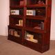 pair of Globe Wernicke London bookcases known as waterfall in mahogany circa