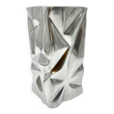 Crumpled vase / cast aluminum – 1970s