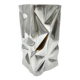 "Crinkled" vase / aluminium casting – 1970s